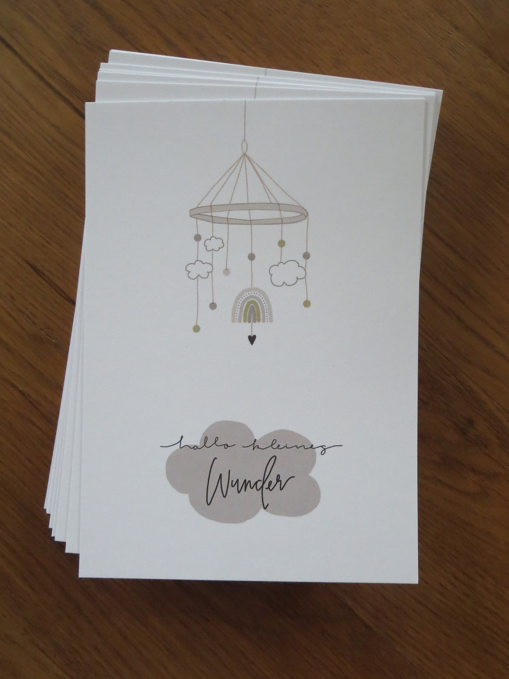 Postkarte / Karte zur Geburt